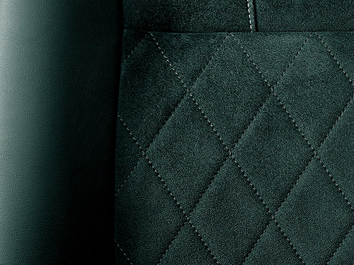 エスティマアエラスプレミアムGのブラック色のシート表皮